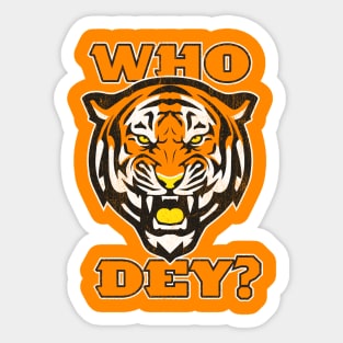 Who Dey - Cincinnati Sticker